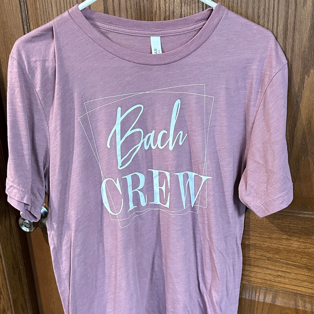 Bella Canvas Mauve 'Bach Crew' Short Sleeve Tee